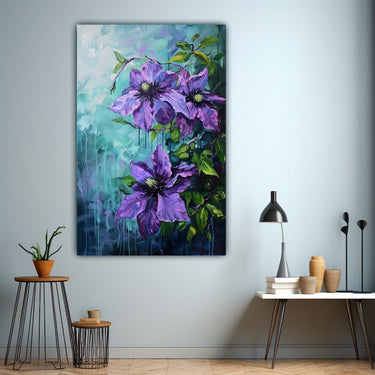 Flower Abstract Acrylic Painting
